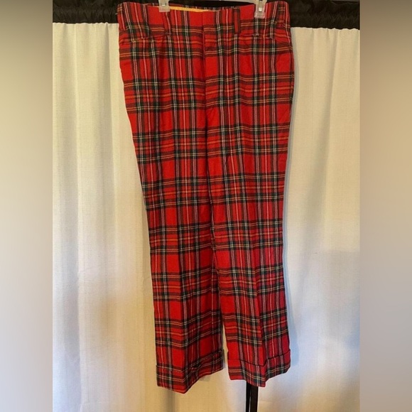 Plaid Rough Rider Pants - Picture 1 of 8